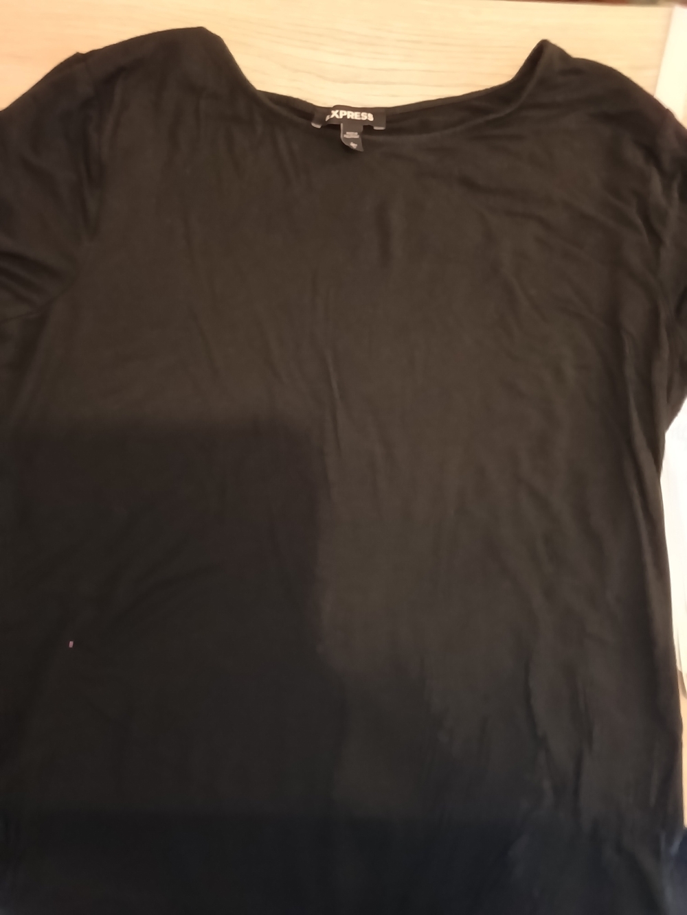 Express Men’s Black Short Sleeve Crewneck Tee
